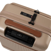Champagne Hand Luggage Suitcase Front Pocket Zuna, detail view 6