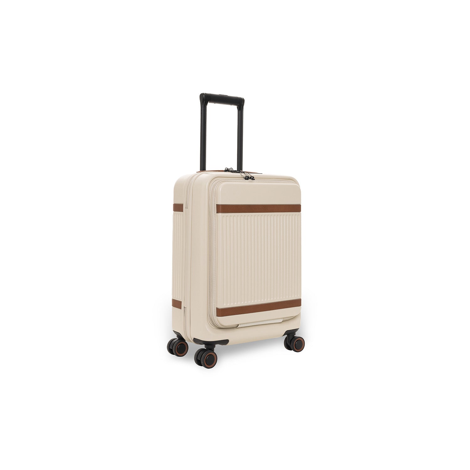 Sandy Beach Hand Luggage Suitcase Front Pocket Zuna, front view
