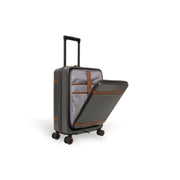 Urban Graphite Hand Luggage Suitcase Front Pocket Zuna, detail view 1