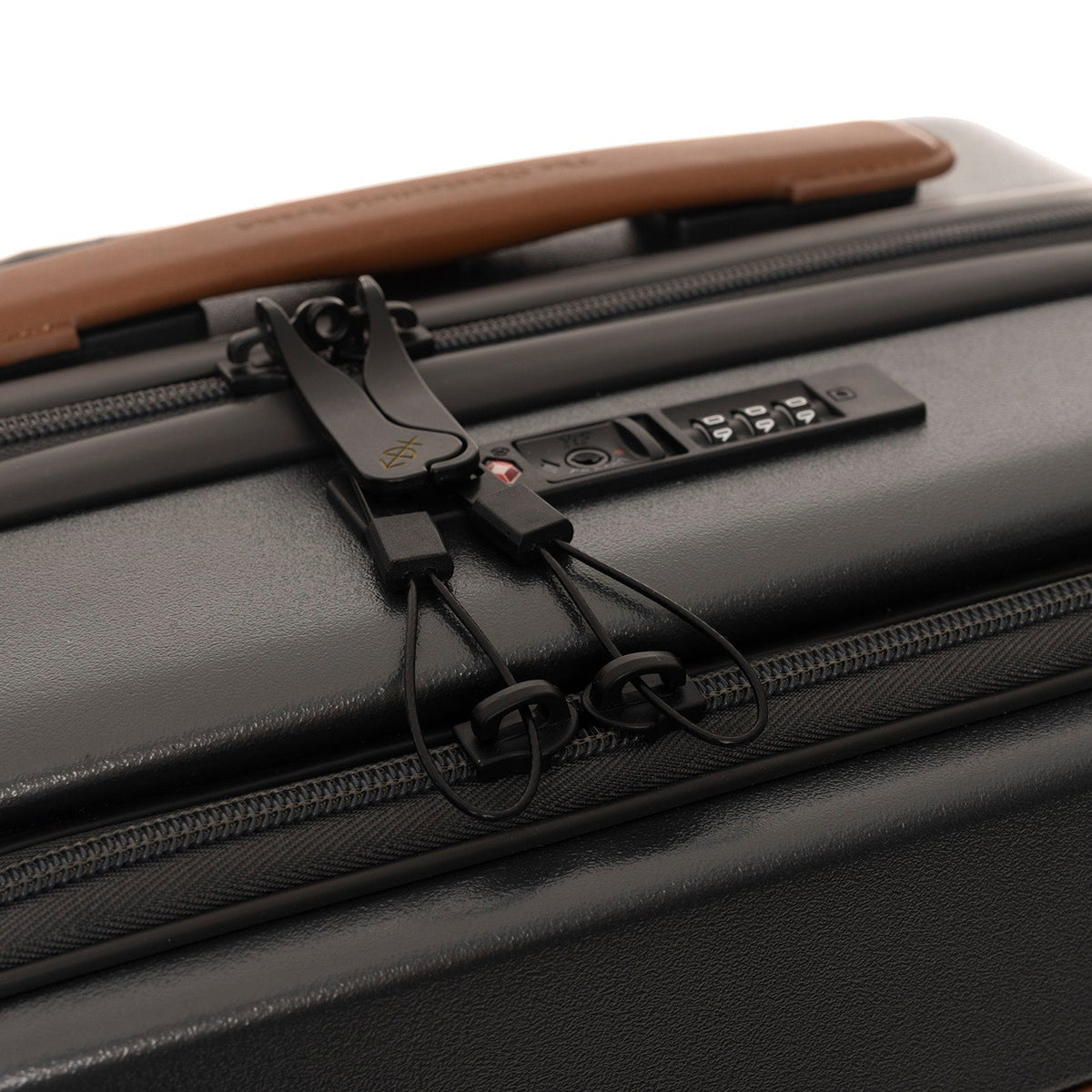 Urban Graphite Hand Luggage Suitcase Front Pocket Zuna, detail view 3