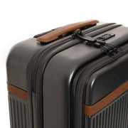 Urban Graphite Hand Luggage Suitcase Front Pocket Zuna, detail view 7