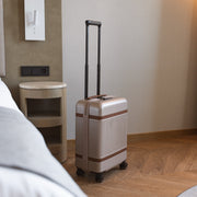 Champagne Hand Luggage Suitcase Zuna, product view 3