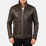 Hudson Leather Biker Jacket – alternate product view 4