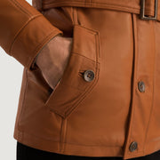 Interior View Showing Fully Faux Fur Lined & Dual Inside Utility Storage Pockets