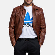 Inferno Leather Brown Jacket – alternate product view 6