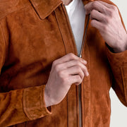 Inferno Leather Brown Jacket – alternate product view 5