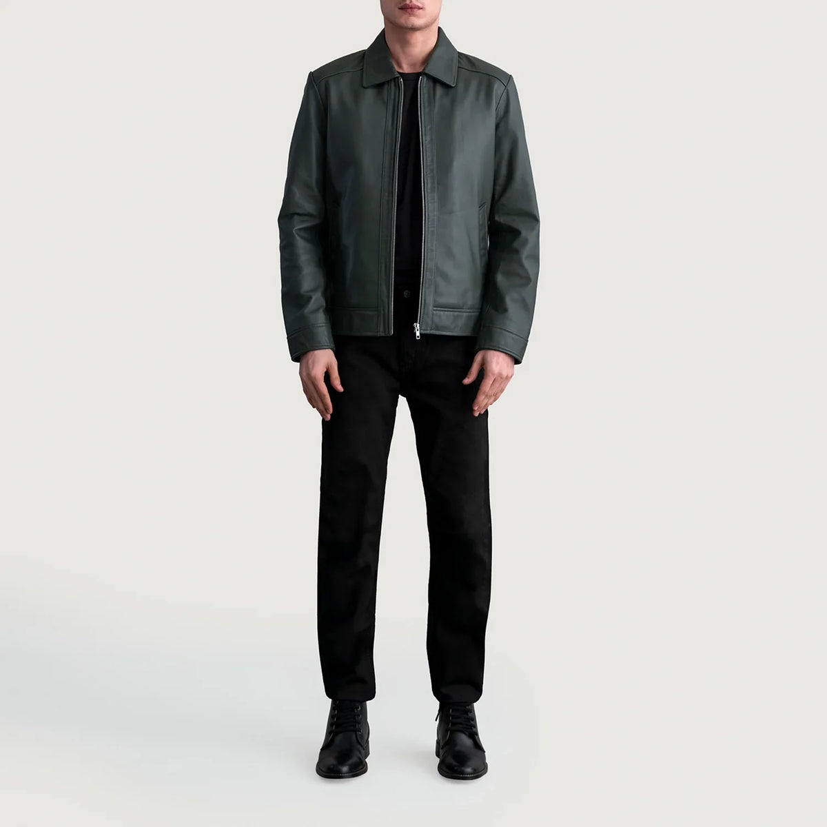 Inferno Leather Brown Jacket – alternate product view 4