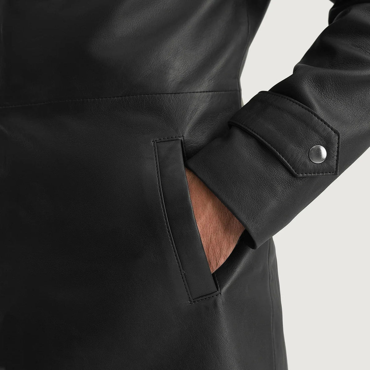 Interior View Showing Quilted Polyester Lining & Dual Inside Utility Storage Pockets