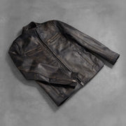 Ionic Leather Biker Jacket – alternate product view 7