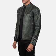Ionic Leather Biker Jacket – alternate product view 2