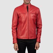 Ionic Leather Biker Jacket – alternate product view 3