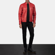 Ionic Leather Biker Jacket – alternate product view 4