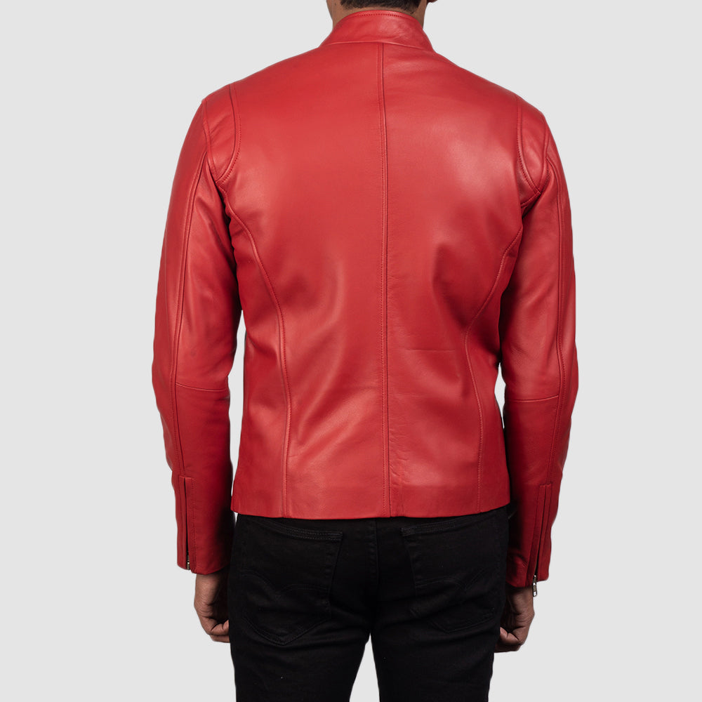 Ionic Leather Biker Jacket – alternate product view 6