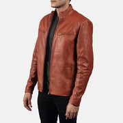 Ionic Leather Biker Jacket – alternate product view 2