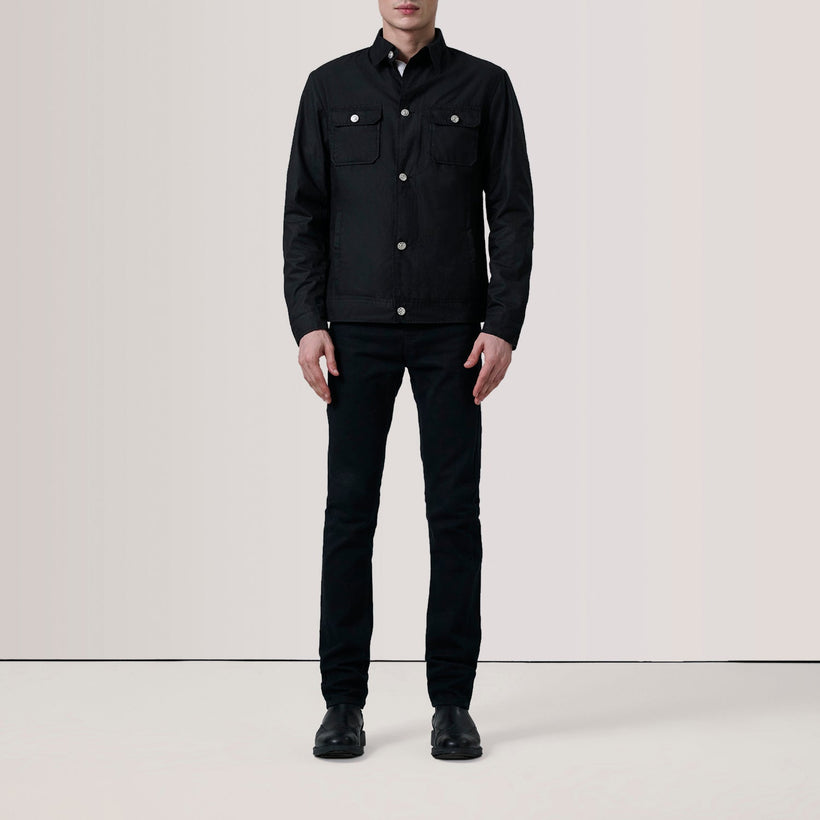 Irwin Black Waxed Canvas Field Jacket – alternate product view 2
