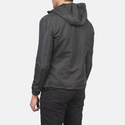 Jimmy Black Hooded Windbreaker Jacket - image 5