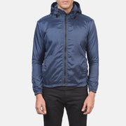 Jimmy Blue Hooded Windbreaker Jacket - image 1