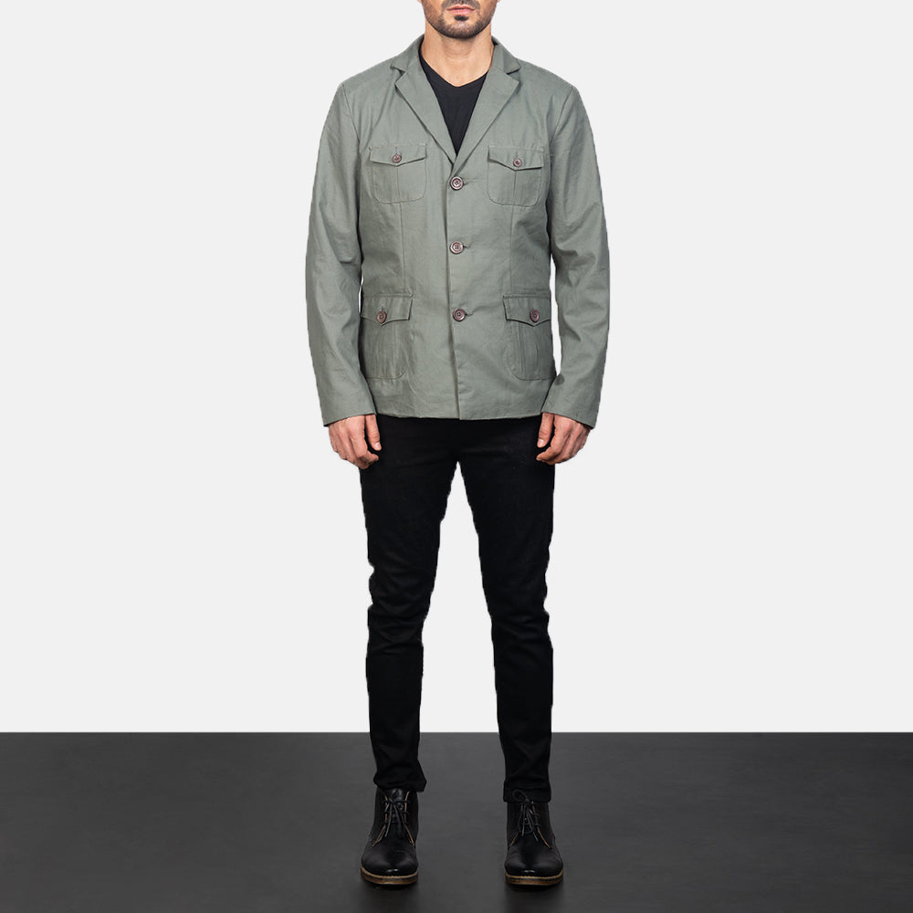 Kajetan Grey Safari Jacket - image 3