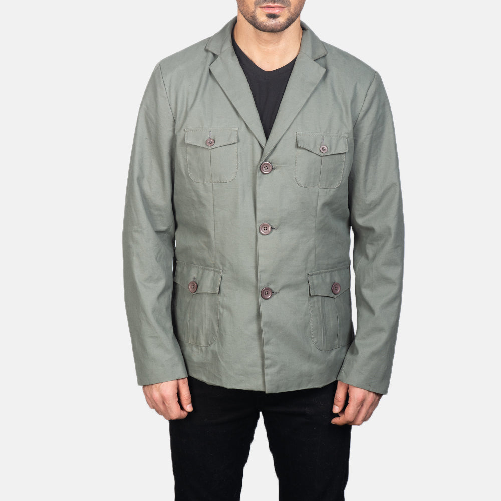 Kajetan Grey Safari Jacket - image 4