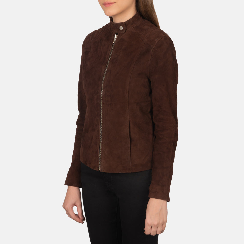 Kelsee Leather Biker Jacket – alternate product view 2