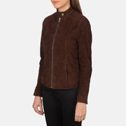 Kelsee Leather Biker Jacket – alternate product view 2