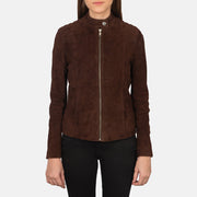 Kelsee Leather Biker Jacket – alternate product view 4