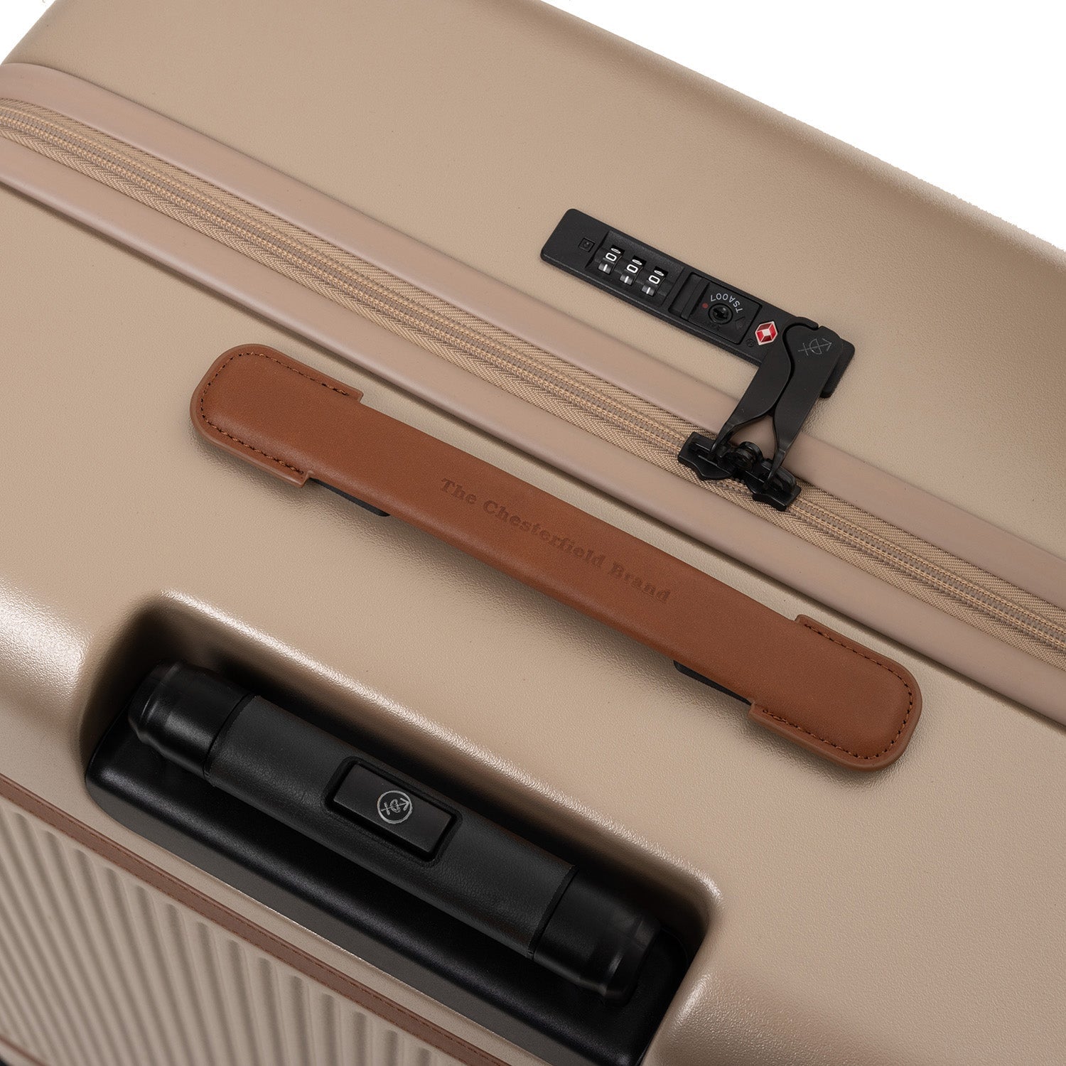 Champagne Large Suitcase Zuna, detail view 3