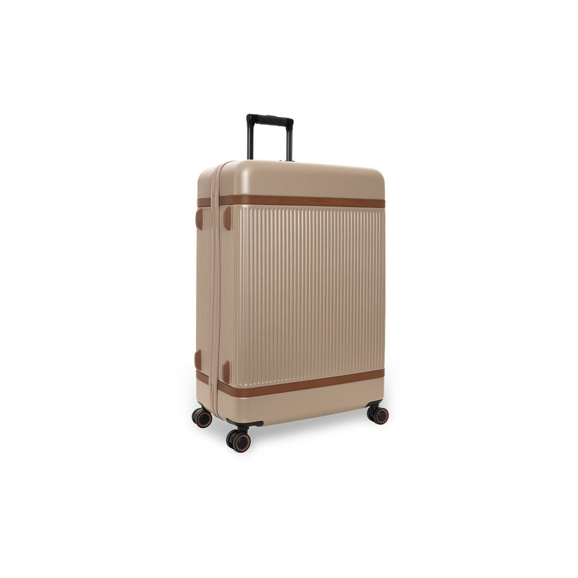 Champagne Large Suitcase Zuna, front view