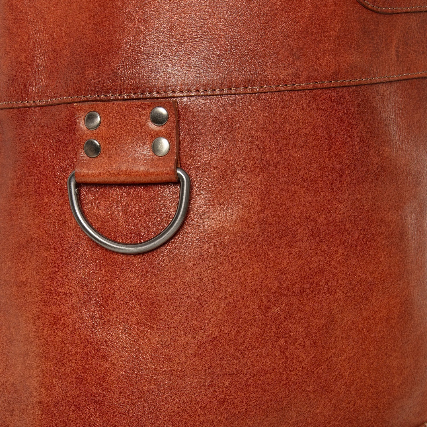 Cognac Leather Apron Churrasco, detail view 1