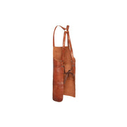 Cognac Leather Apron Churrasco, detail view 4