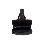 Black Leather Backpack Amanda, product view 3