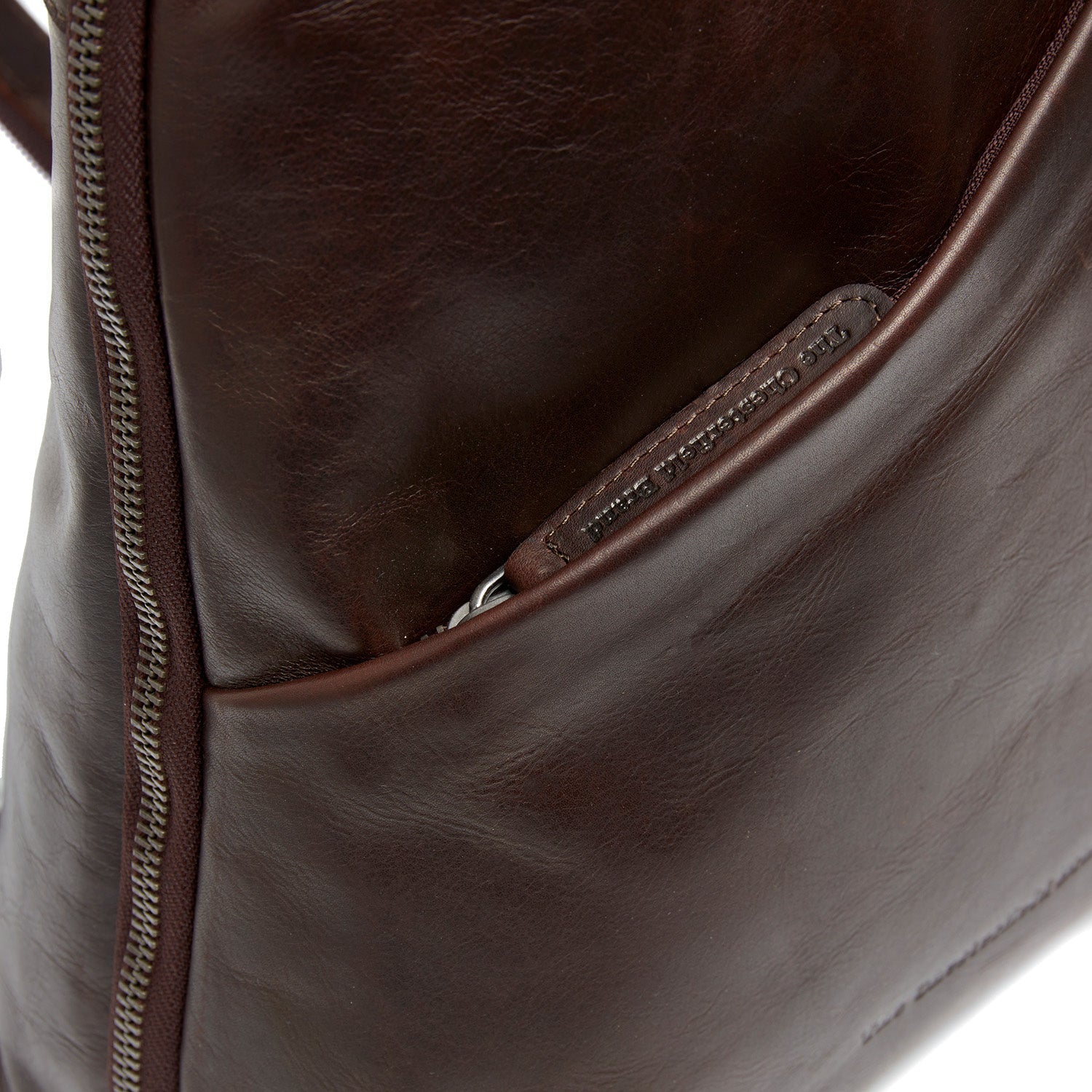 Brown Leather Backpack Amanda, product view 2