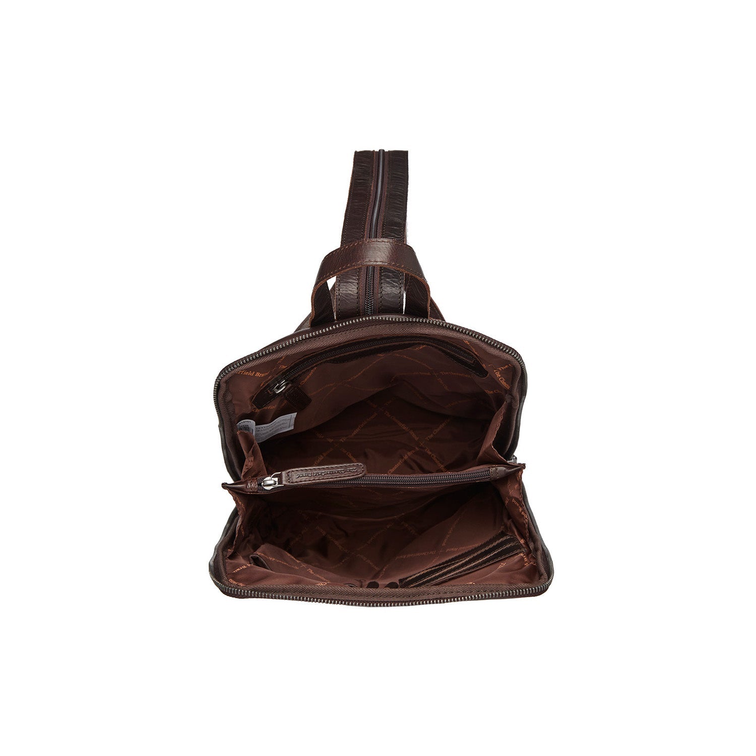 Brown Leather Backpack Amanda, product view 3