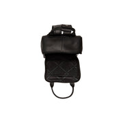 Black Leather Backpack Bellary, detail view 1