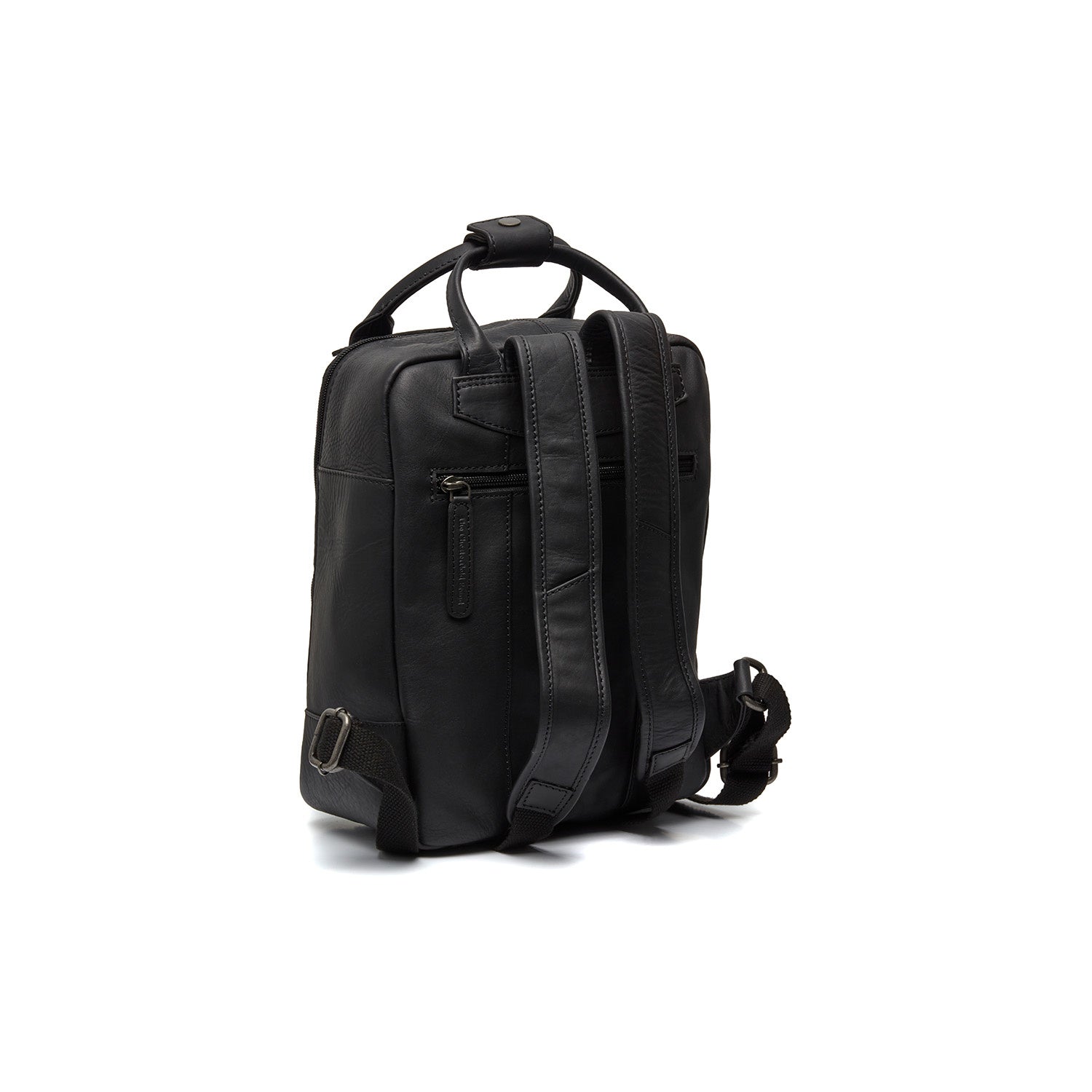 Black Leather Backpack Bellary, detail view 6