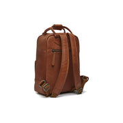 Cognac Leather Backpack Bellary, detail view 6