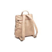 Beige Leather Backpack Bern, detail view 4