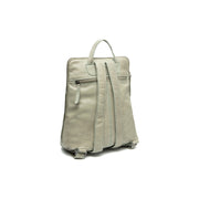 Ocean Green Leather Backpack Bern, detail view 4