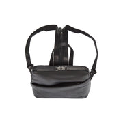 Black Leather Backpack Claire, detail view 1