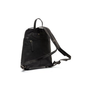 Black Leather Backpack Claire, detail view 4