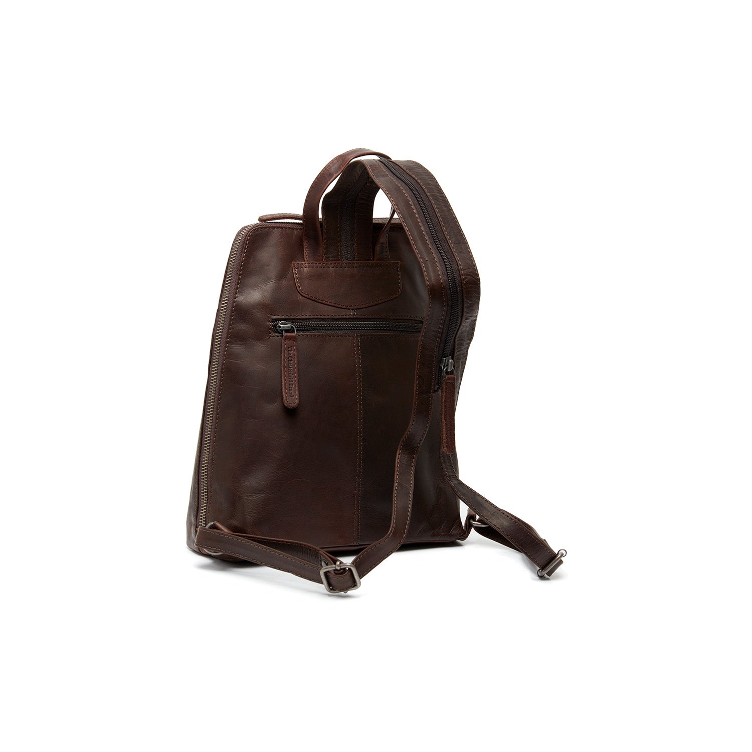 Brown Leather Backpack Claire, detail view 3