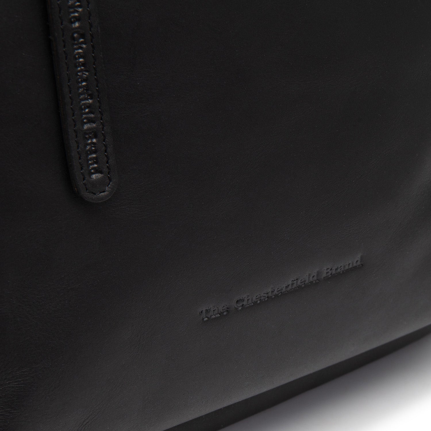 Black Leather Backpack Floran, detail view 3