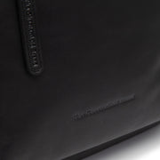 Black Leather Backpack Floran, detail view 3
