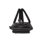 Black Leather Backpack Floran, product view 3