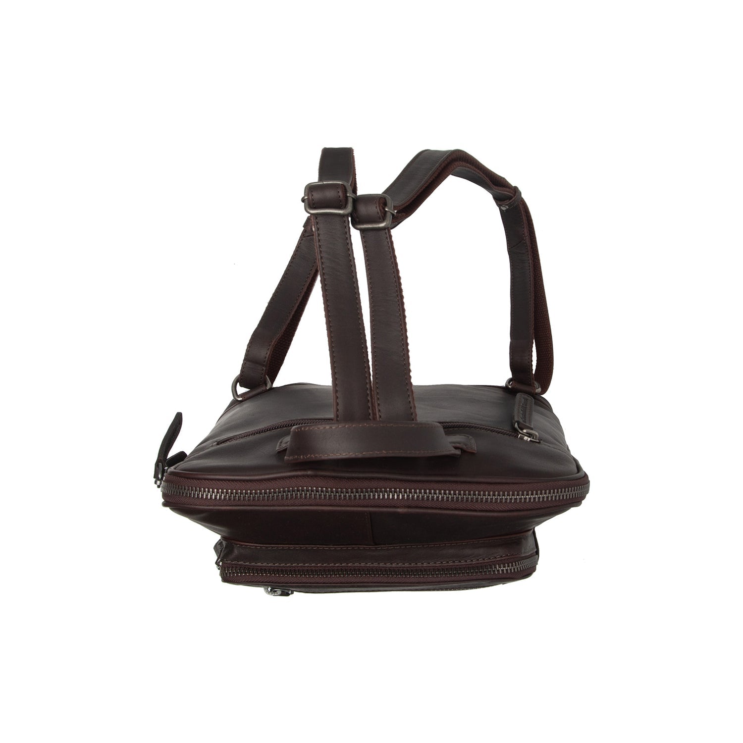 Brown Leather Backpack Floran, product view 3