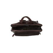 Brown Leather Backpack Fornella, detail view 1