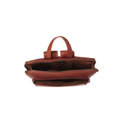 Cognac Leather Backpack Fornella, detail view 1
