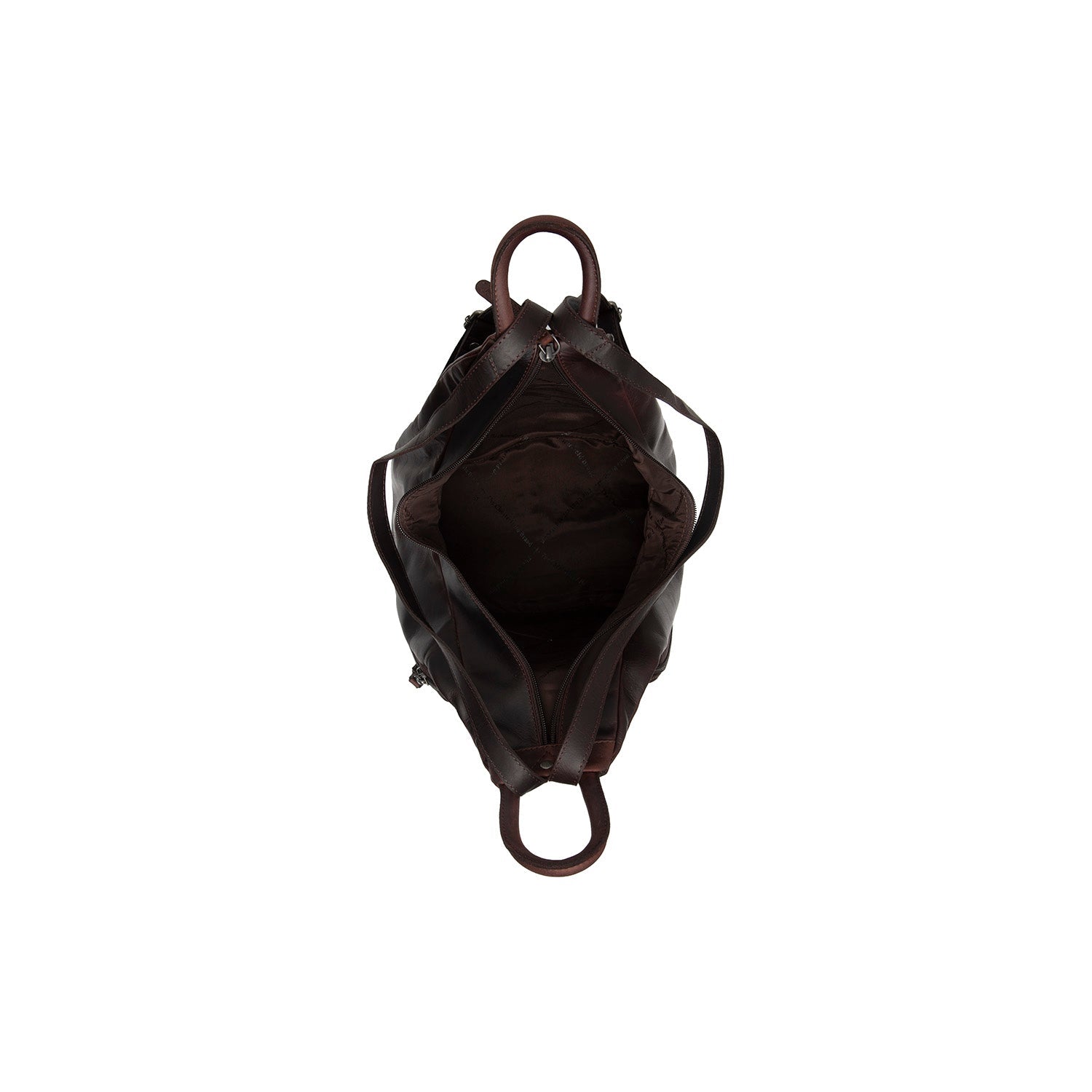 Brown Leather Backpack Howard, product view 3