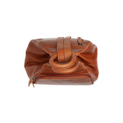 Cognac Leather Backpack Howard, product view 2