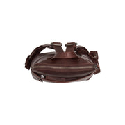 Brown Leather Backpack Linford, detail view 3